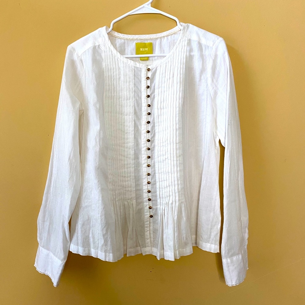 !! ANTHROPOLOGY LONG SLEEVE BLOUSE !!